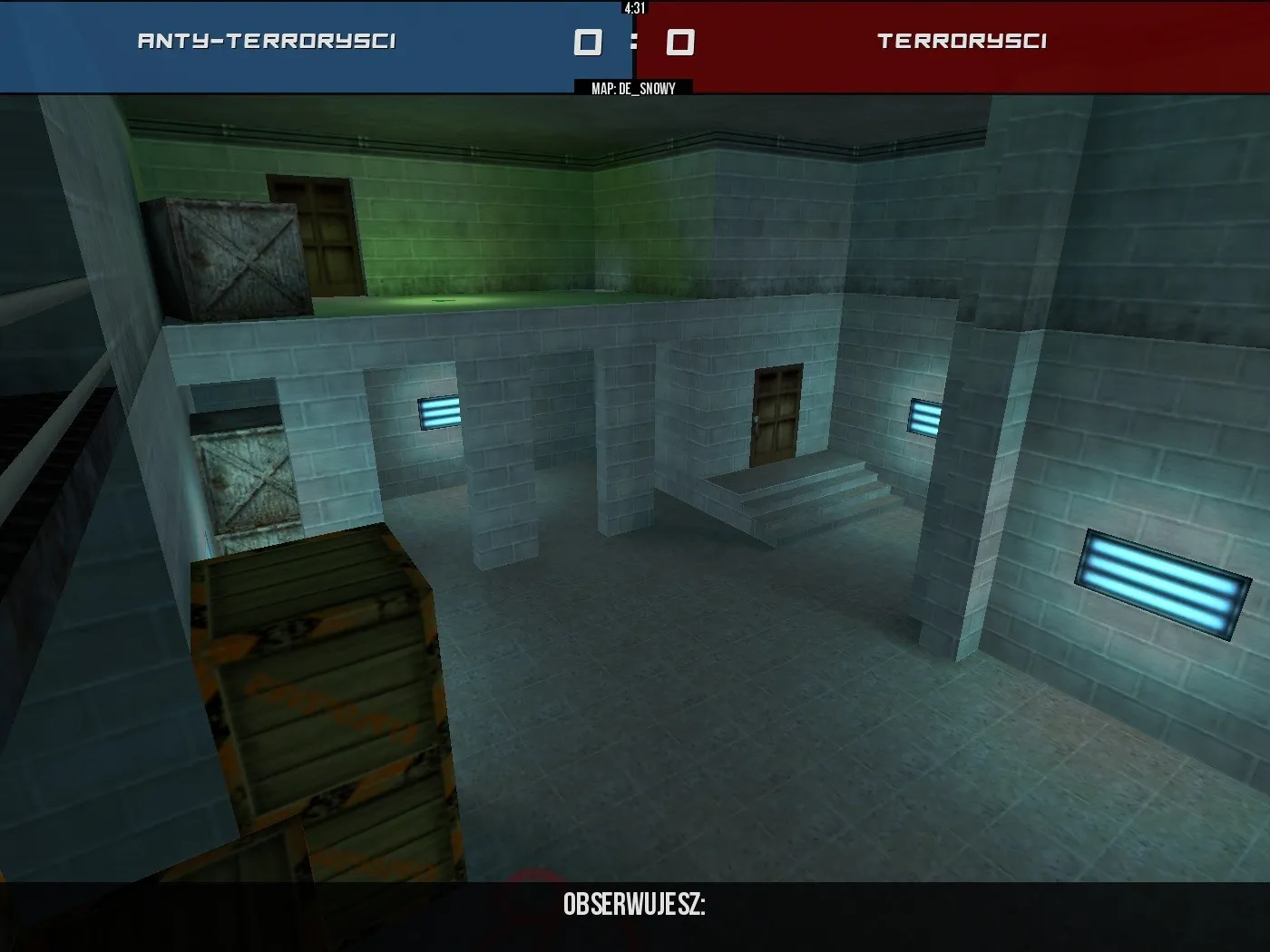 Скриншот  Карта de_snowy для CS 1.6: Тактика и особенности