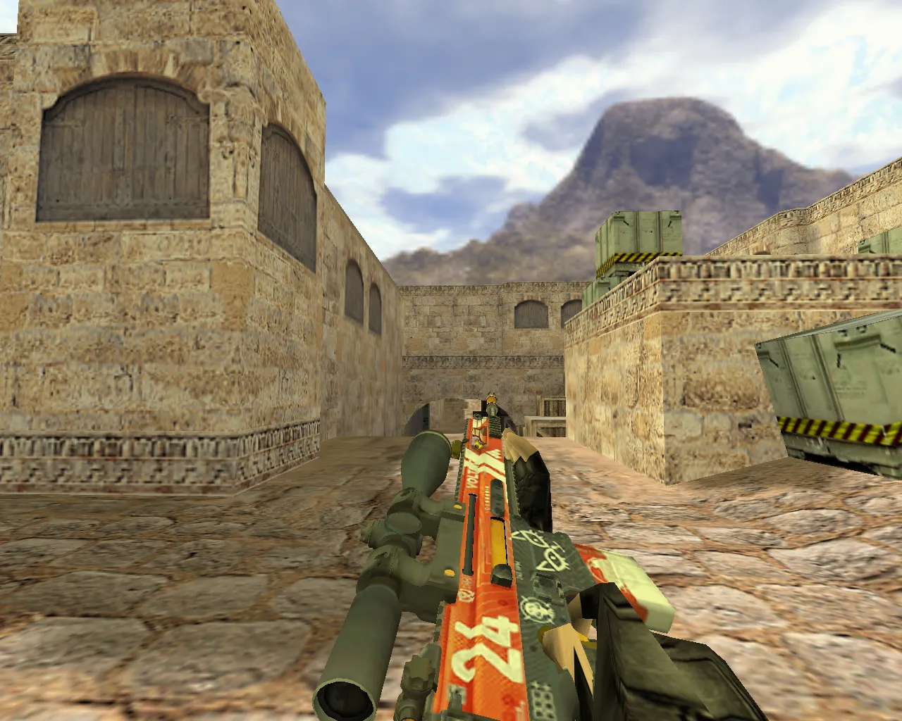 Скриншот Модель SCAR Кровавый спорт для CS 1.6 - Уникальное оружие