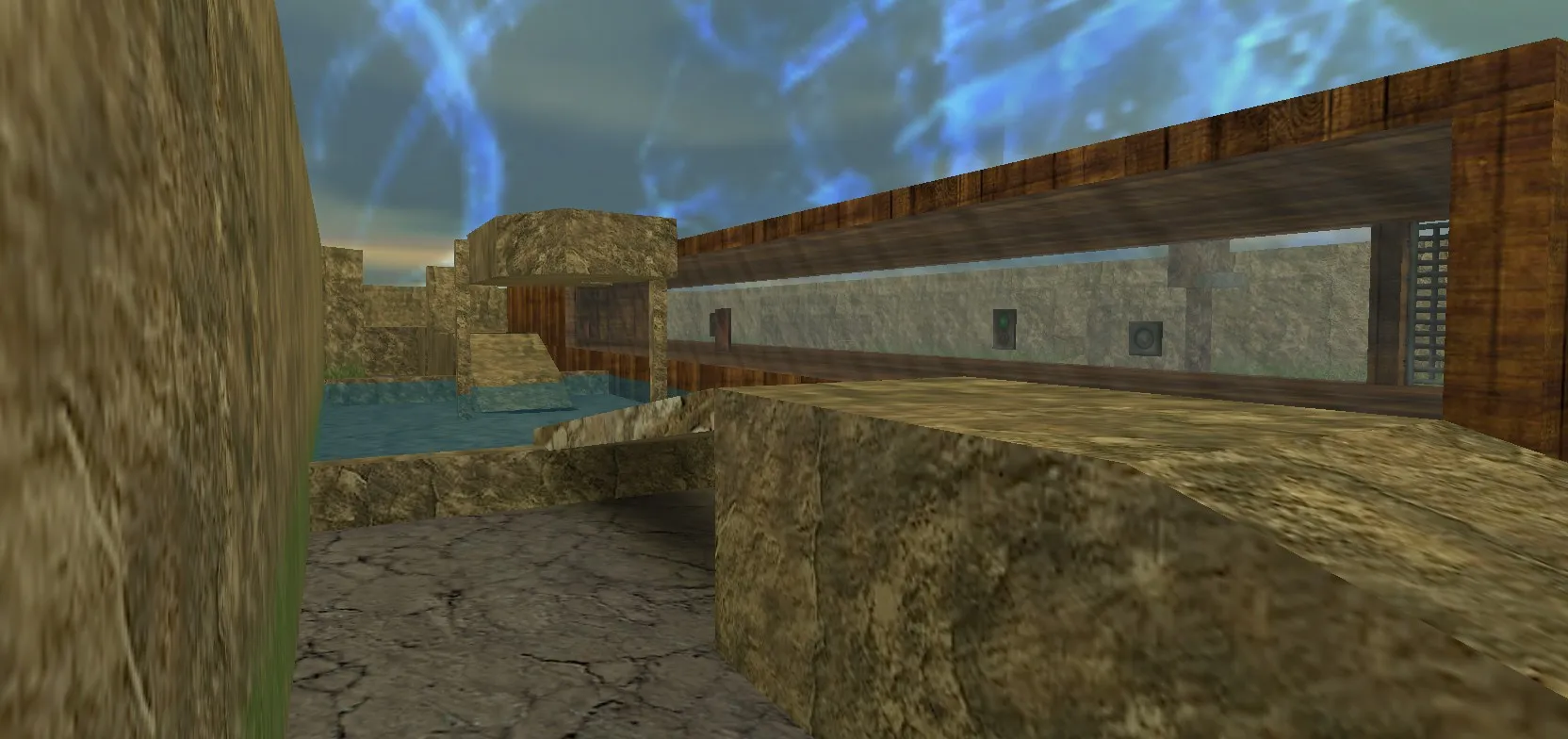 Скриншот  deathrun_unreal_play для CS 1.6: карта deathrun, тактика раундов, боты .nav, оптимизация и config