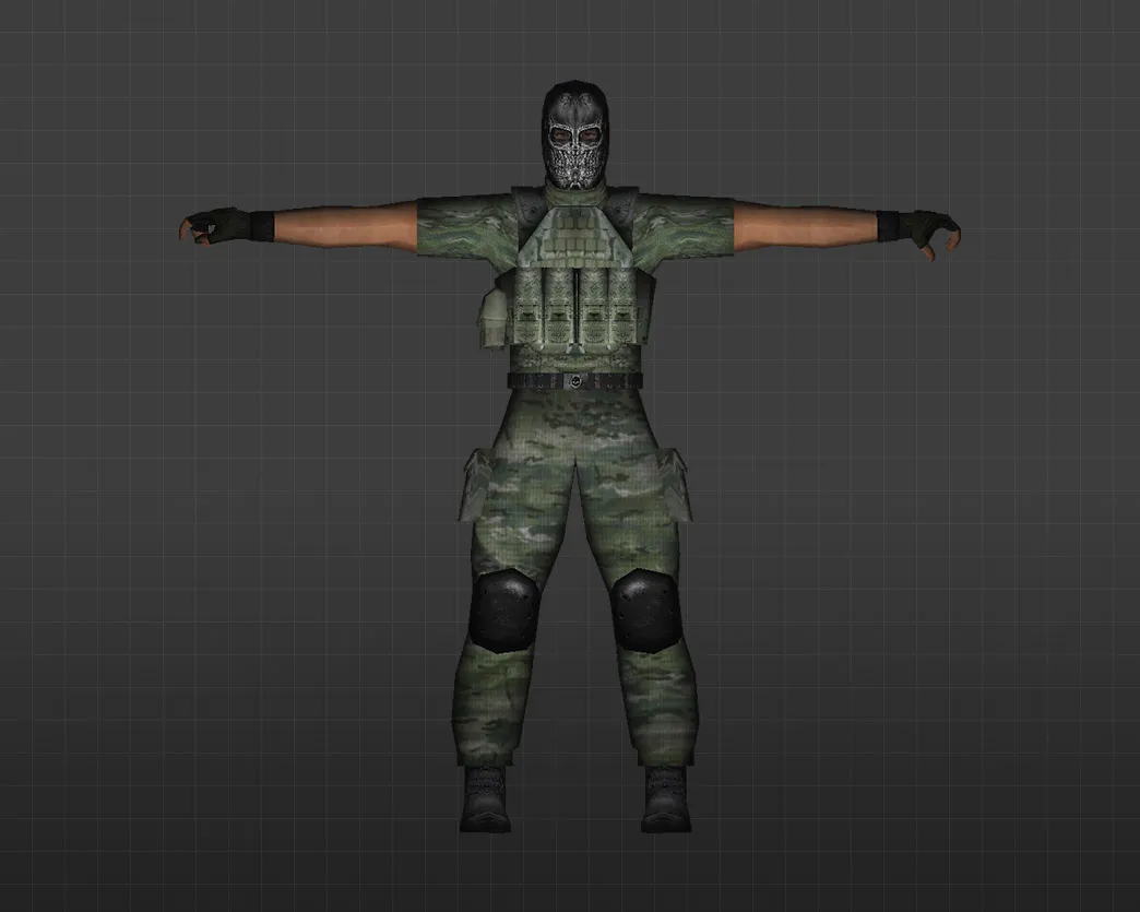 Скриншот Модель «Элитные наемники» для CS 1.6 - Уникальные скины игроков