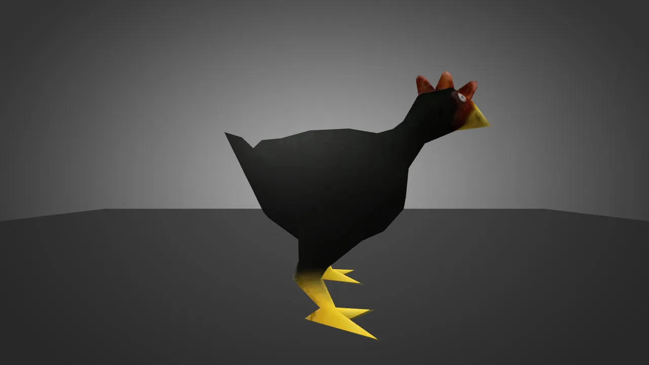 Скриншот Модель «Chicken Black» для CS 1.6 - Уникальный скин для вашей игры