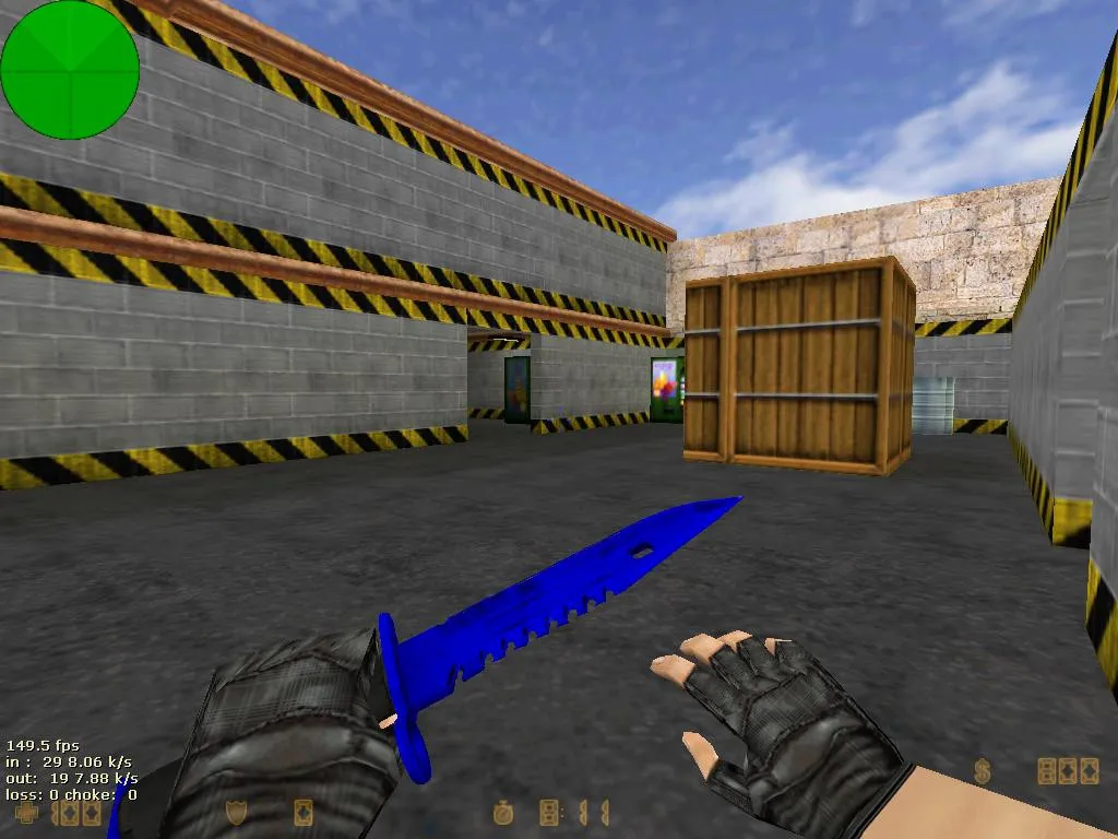 Скриншот  Карта de_ez для CS 1.6: баланс сторон, тактика точек, .nav для ботов и оптимизация wpoly/epoly