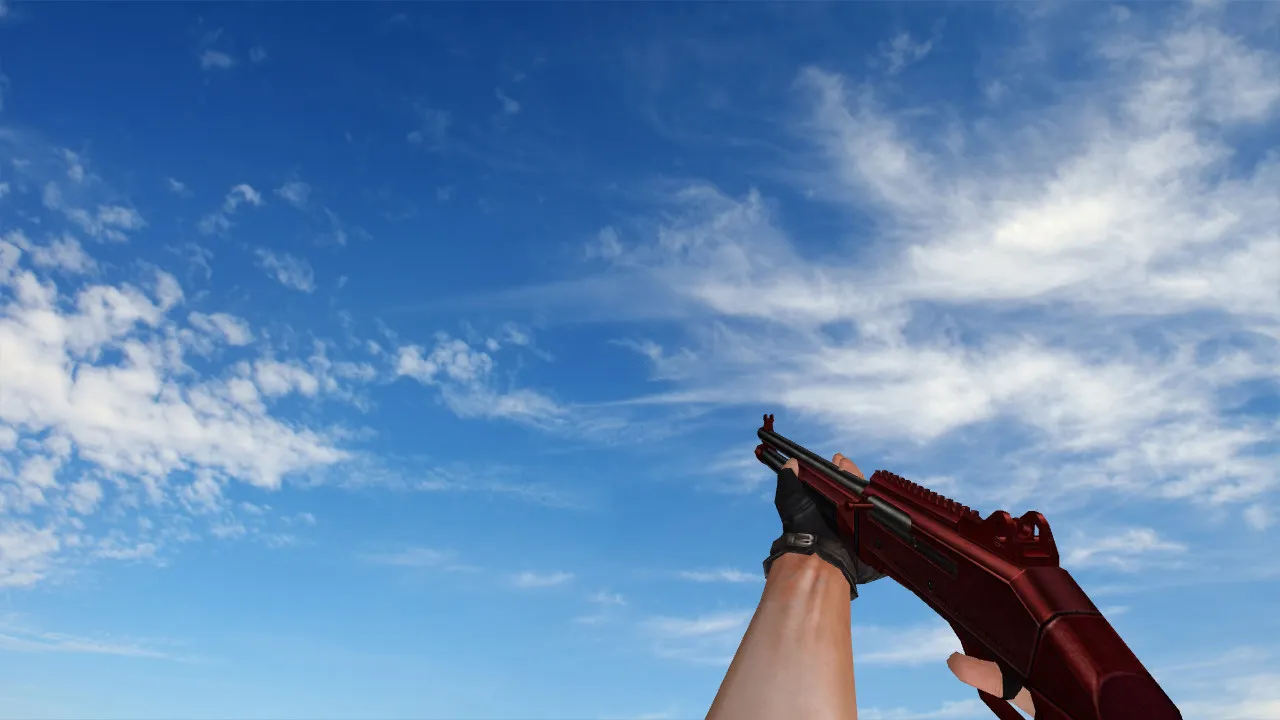 Скриншот  Пак моделей оружия «Red Pack CSO» для CS 1.6: v_ p_ w_ модели, звуки, анимация осмотра и текстуры