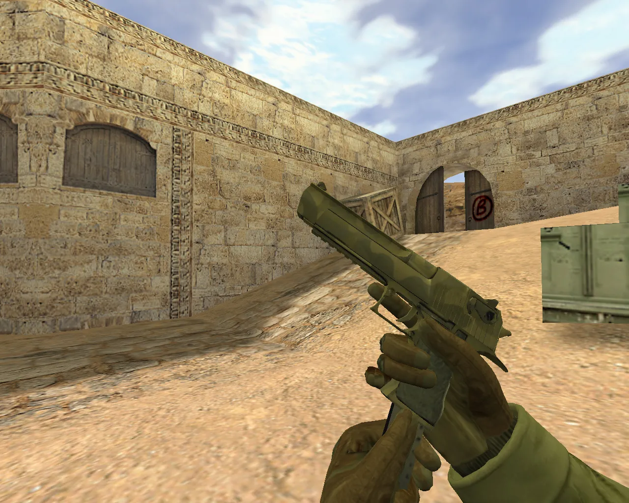 Скриншот Модель «Deagle Осадок» для CS 1.6 - Качественные текстуры и анимация