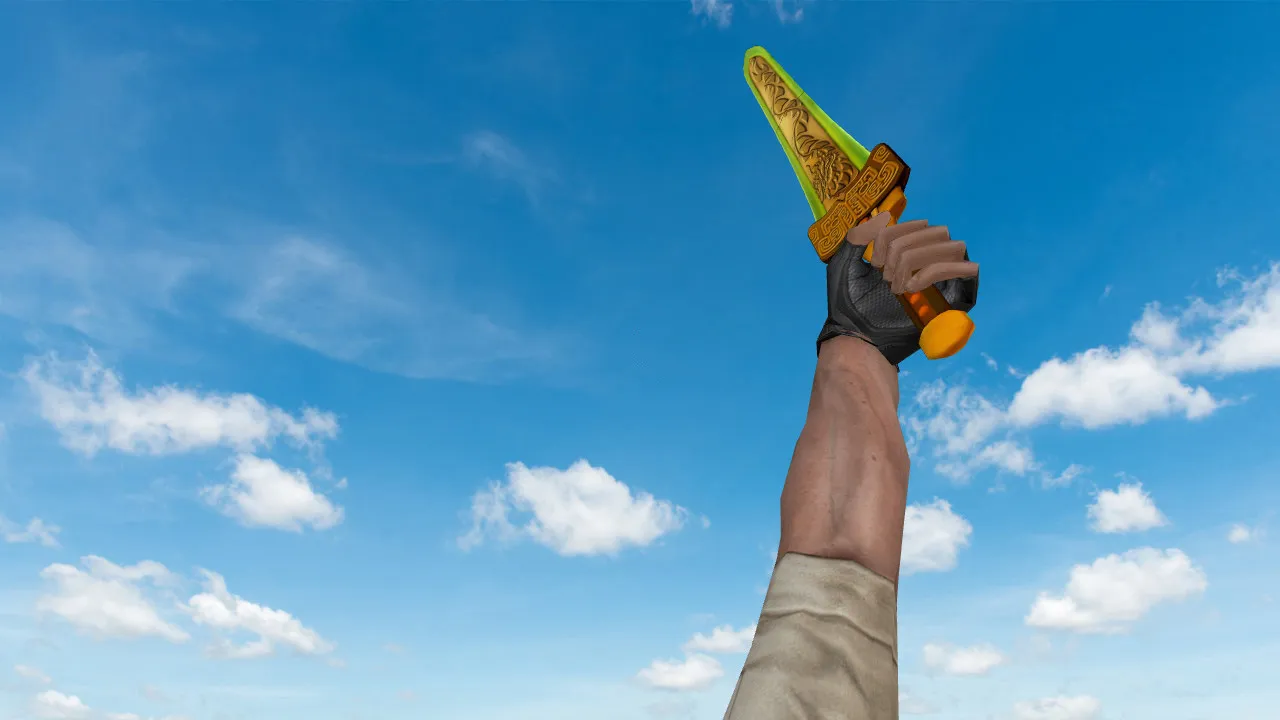 Скриншот Модель ножа «Xuan Yuan Sword» для CS 1.6: v_ и p_ модели, звуки, анимация осмотра