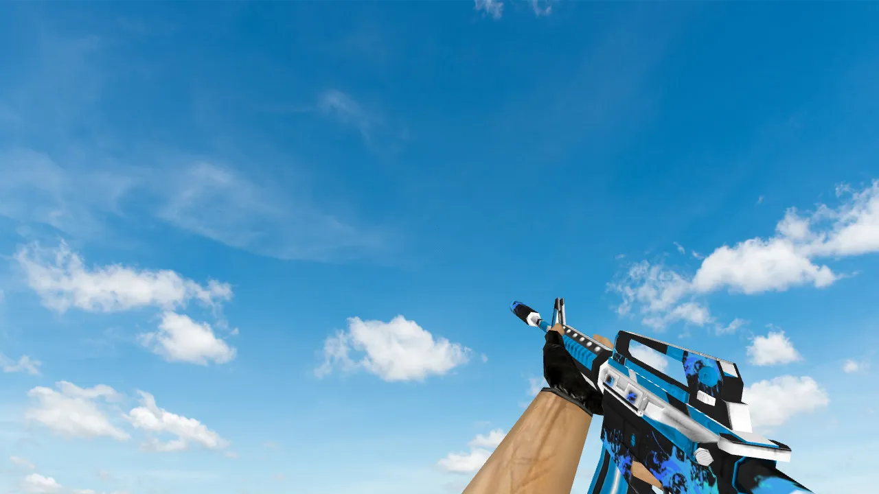 Скриншот Модель M4A1 Condor v_m4a1_condor для CS 1.6: звуки, анимация осмотра и качество текстур