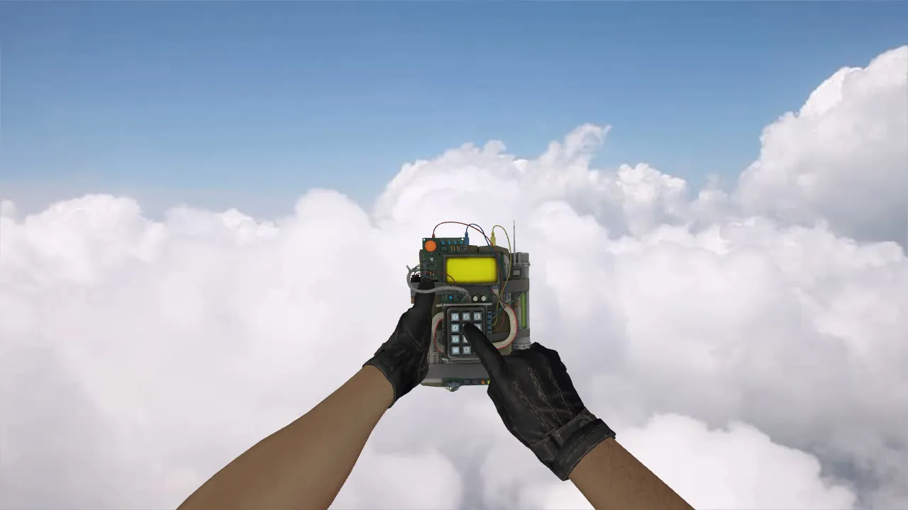 Скриншот Модель C4 «Новая бомба из CSGO» v_ p_ w_ для CS 1.6: звуки, анимация осмотра, качество текстур