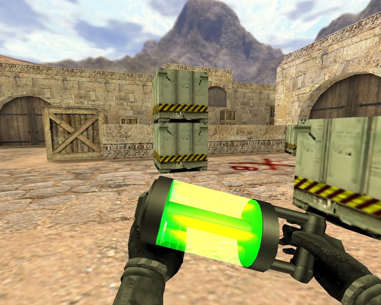 Скриншот Модель «Бомба из будущего» для CS 1.6: v_, p_, w_ варианты, анимация осмотра, звук, точные текстуры