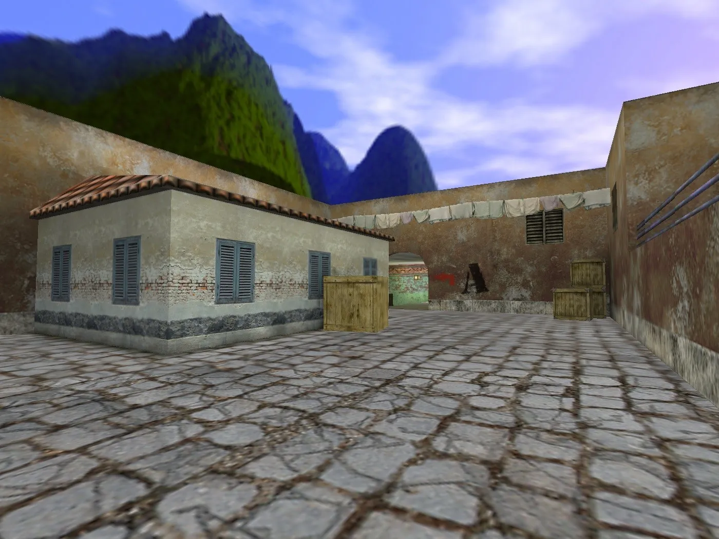 Скриншот  de_gratte карта для CS 1.6: точки, маршруты, оптимизация и .nav для ботов