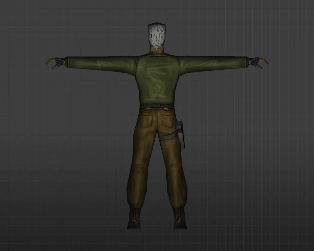 Скриншот Модель «Седой террорист» для CS 1.6 - Уникальный скин для игроков