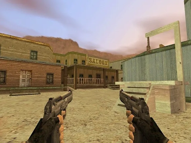 Скриншот  Карта de_wanted для CS 1.6: Тактика и особенности