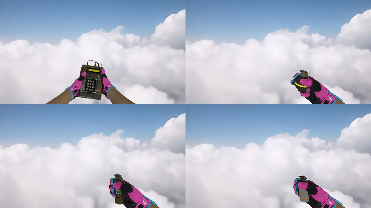 Скриншот  Пак оружия с перчатками Порок для CS 1.6: v_ и p_ модели, звуки, анимация осмотра, качество текстур