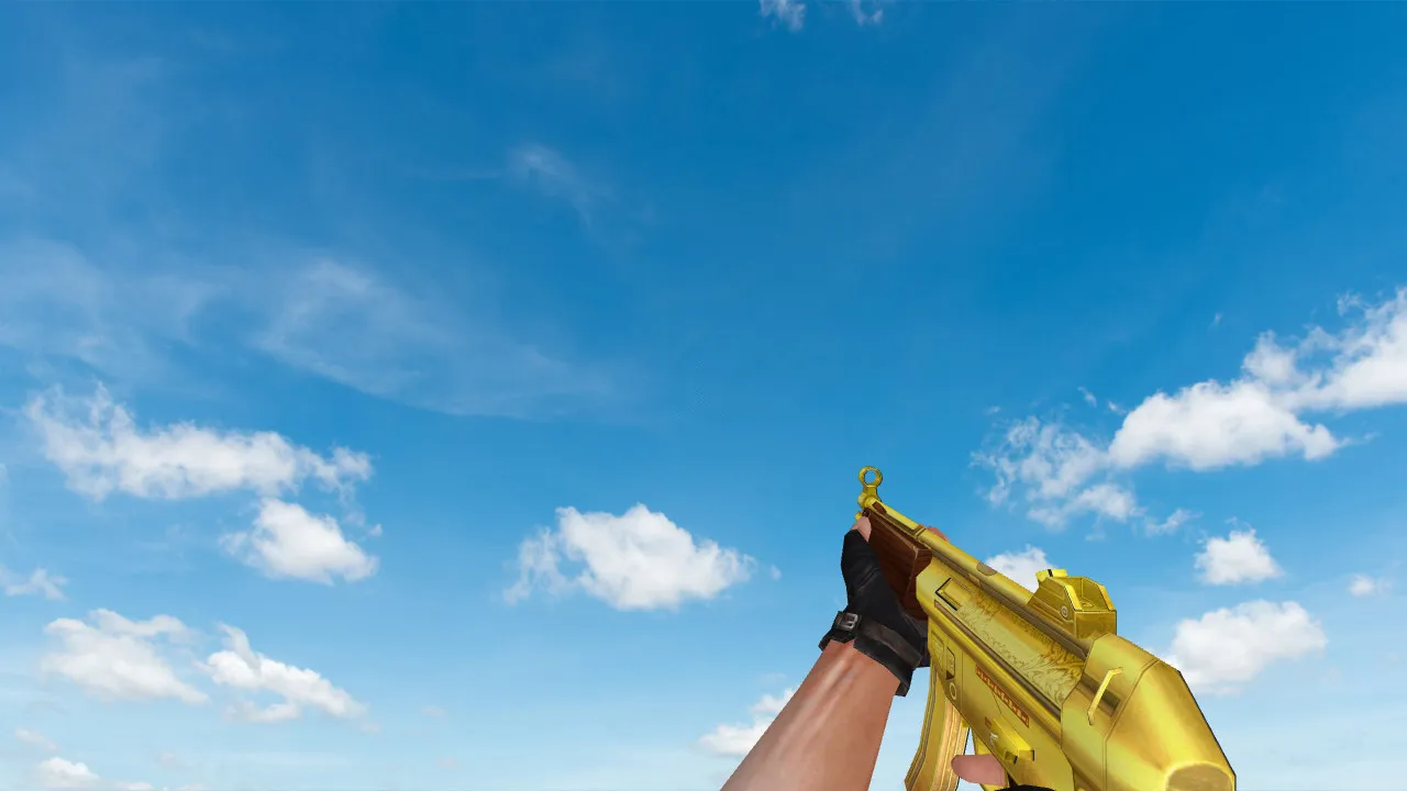 Скриншот Модель «CSO MP5 Gold Edition» для CS 1.6