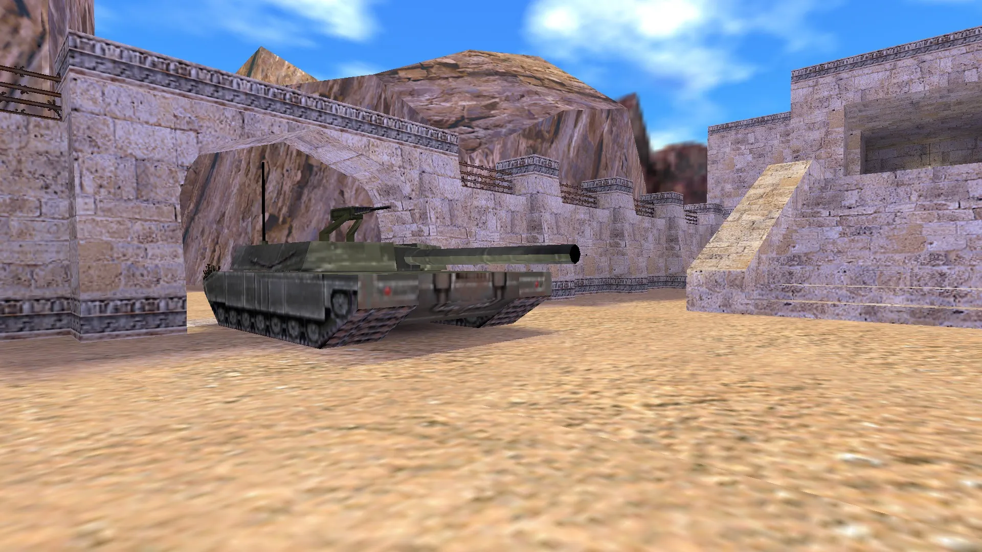 Скриншот  Карта de_scud для CS 1.6: Тактики, оптимизация и баланс