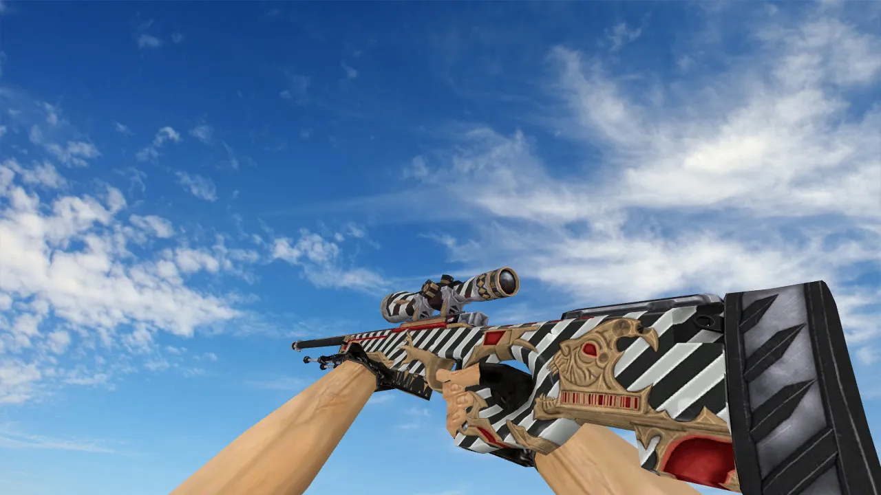 Скриншот Модель «AWP Faust» для CS 1.6 - Уникальные текстуры и анимация