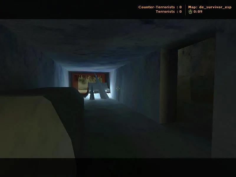 Скриншот Карта de_survivor_esp для CS 1.6 - Тактические возможности и оптимизация