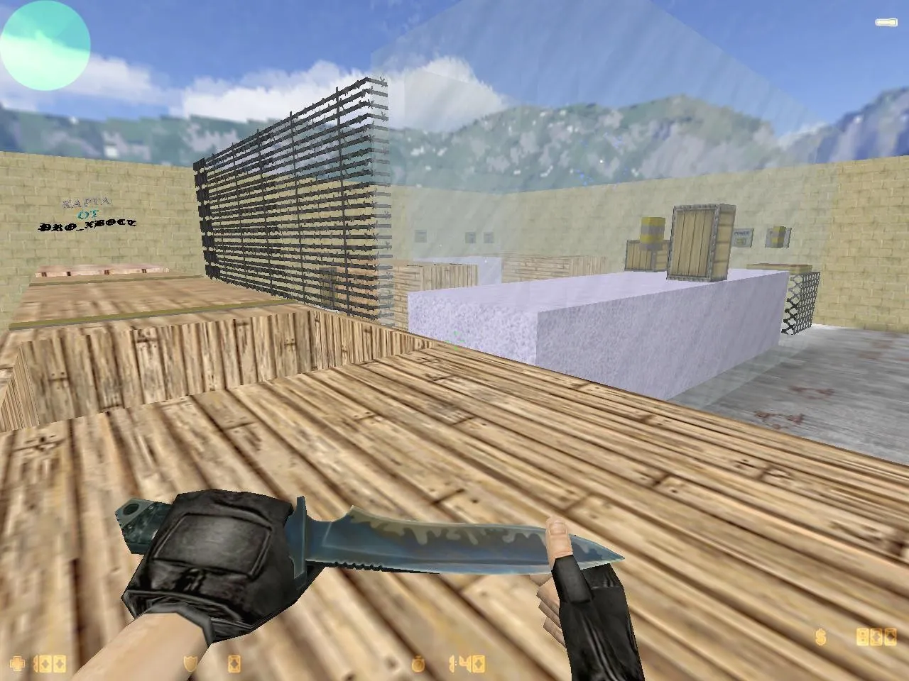 Скриншот  deathrun_wood_way_2_fix для CS 1.6: карта для deathrun, точки, маршруты и настройки игры