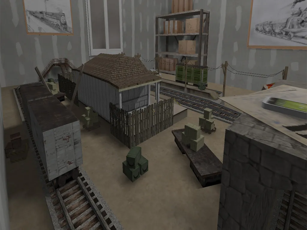 Скриншот Карта de_aventure_rats_csz для CS 1.6: тактика, точки, .nav для ботов и оптимизация wpoly/epoly