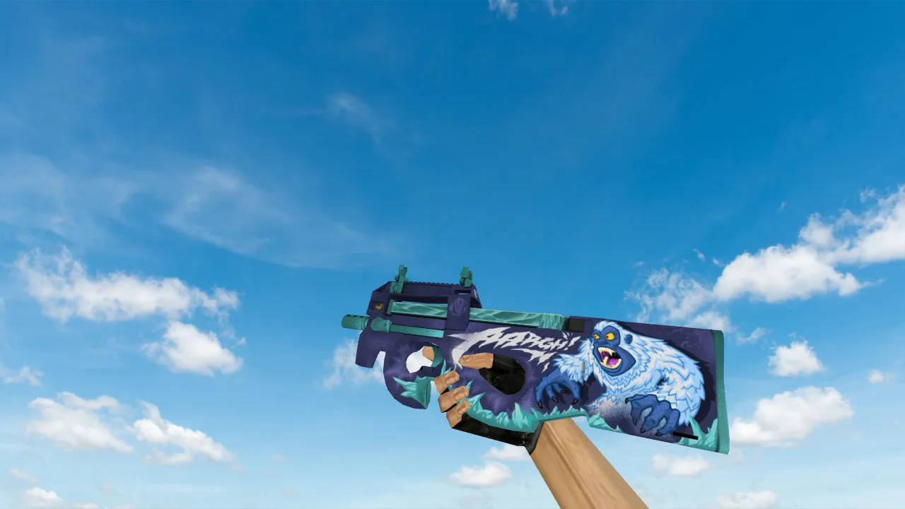 Скриншот Модель «P90 Yeti» для CS 1.6 - Эффективное оружие для победы