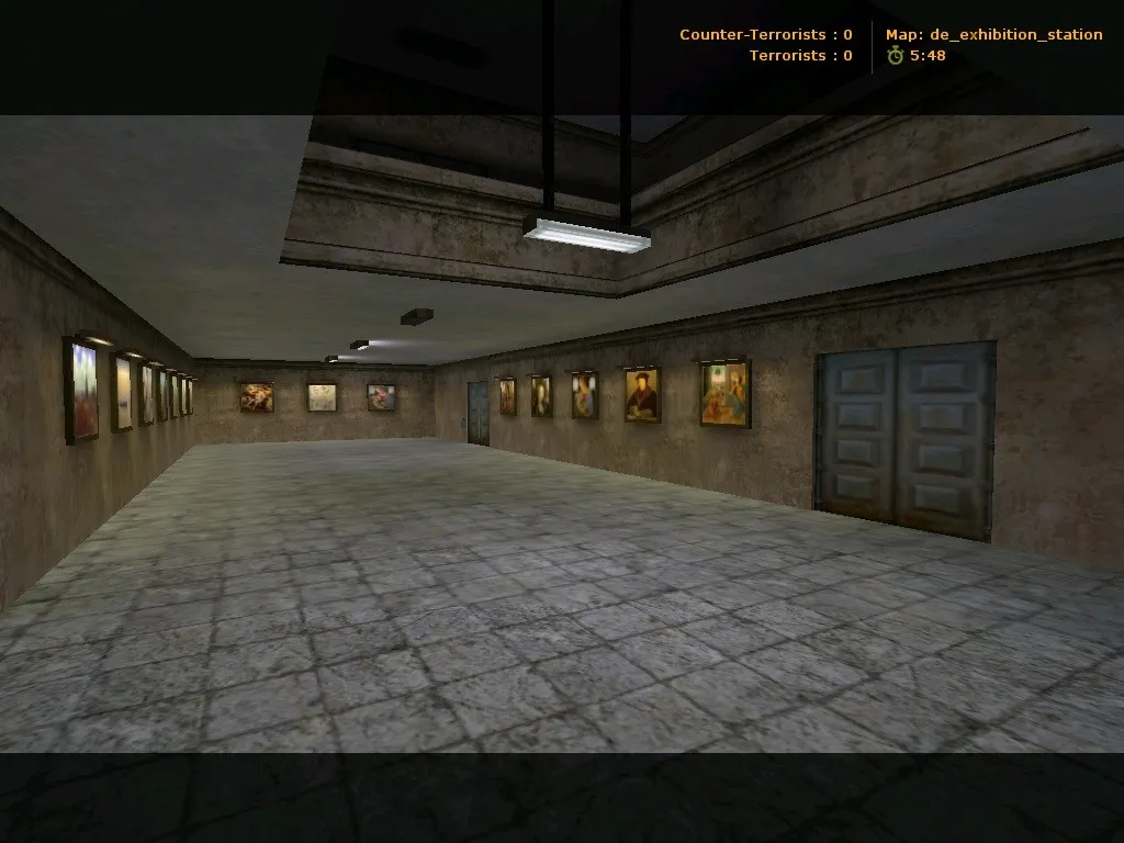 Скриншот  de_exhibition для CS 1.6: обзор карты, точки, баланс сторон и оптимизация wpoly/epoly