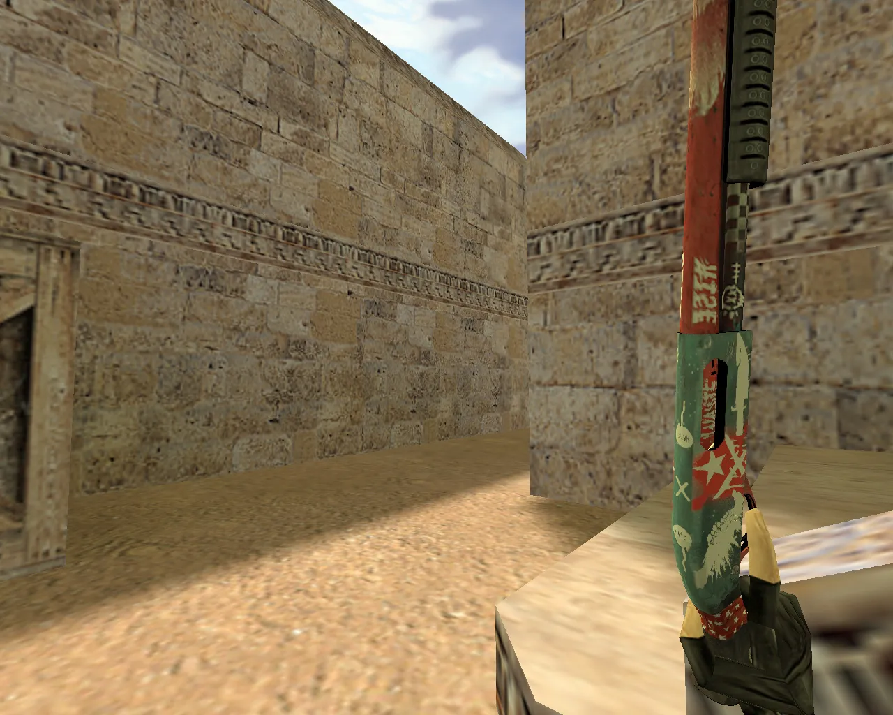 Скриншот Модель «Sawed-off Возвышение» для CS 1.6 - Качественные текстуры и анимация