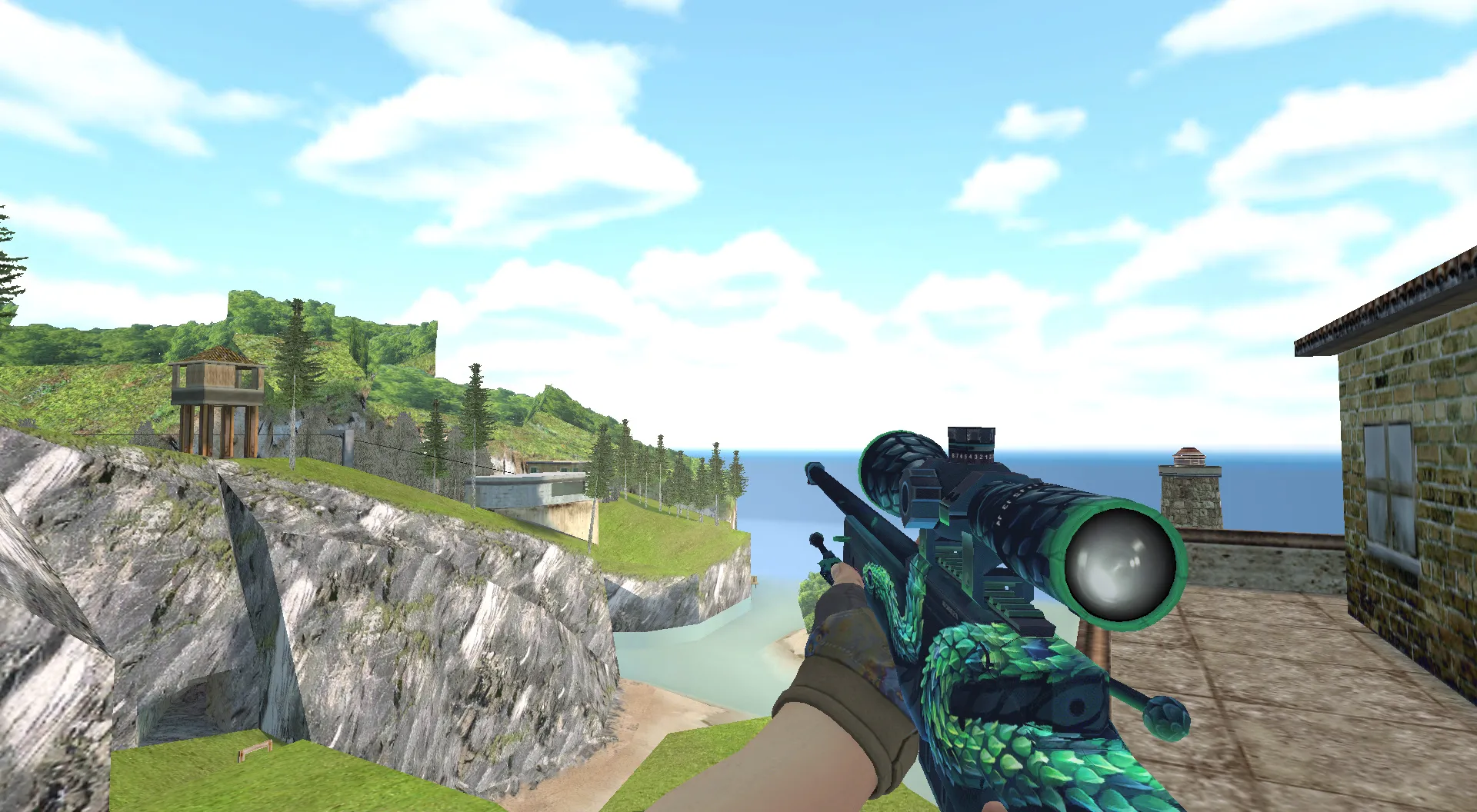 Скриншот Пак моделей оружия Hydra Gloves | Case Hardened Pack для CS 1.6: v_, p_, w_ модели, анимация осмотра, звуки и текстуры