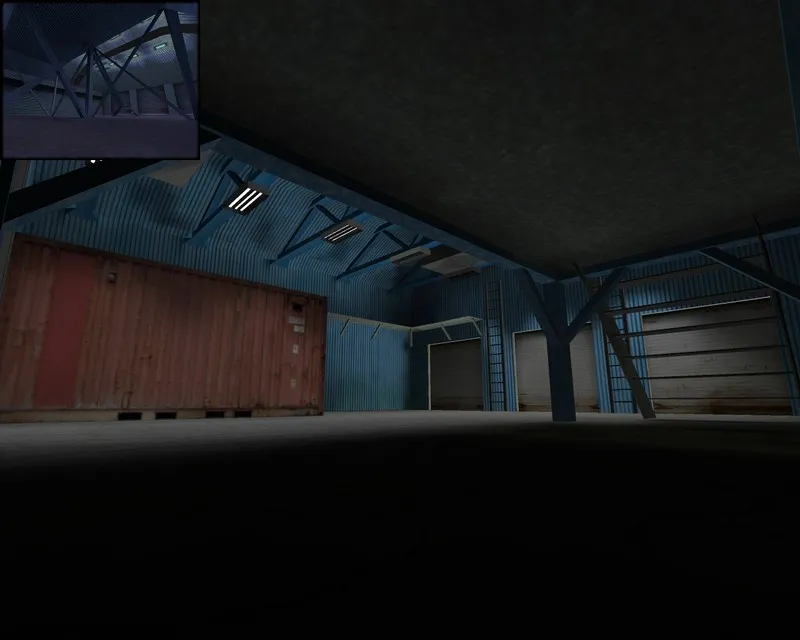 Скриншот  Карта bac_warehouse для CS 1.6: точки, ротации, .nav для ботов и оптимизация wpoly/epoly