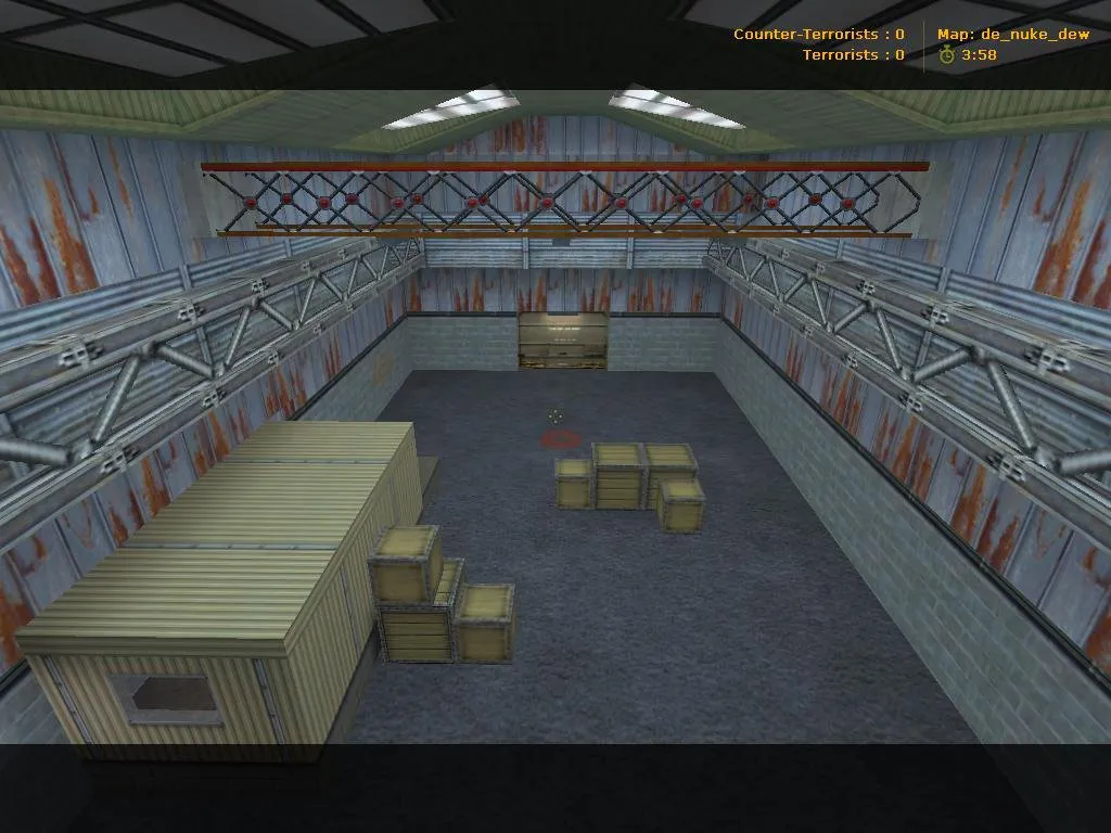 Скриншот  Карта de_nuke_dew для CS 1.6 - Тактика и Обзор