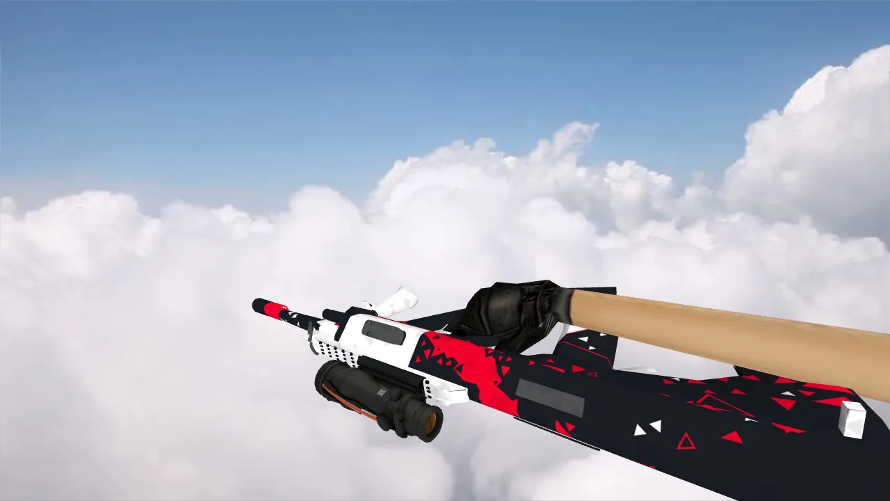 Скриншот Модель AUG Q Sport для CS 1.6 - Уникальный скин