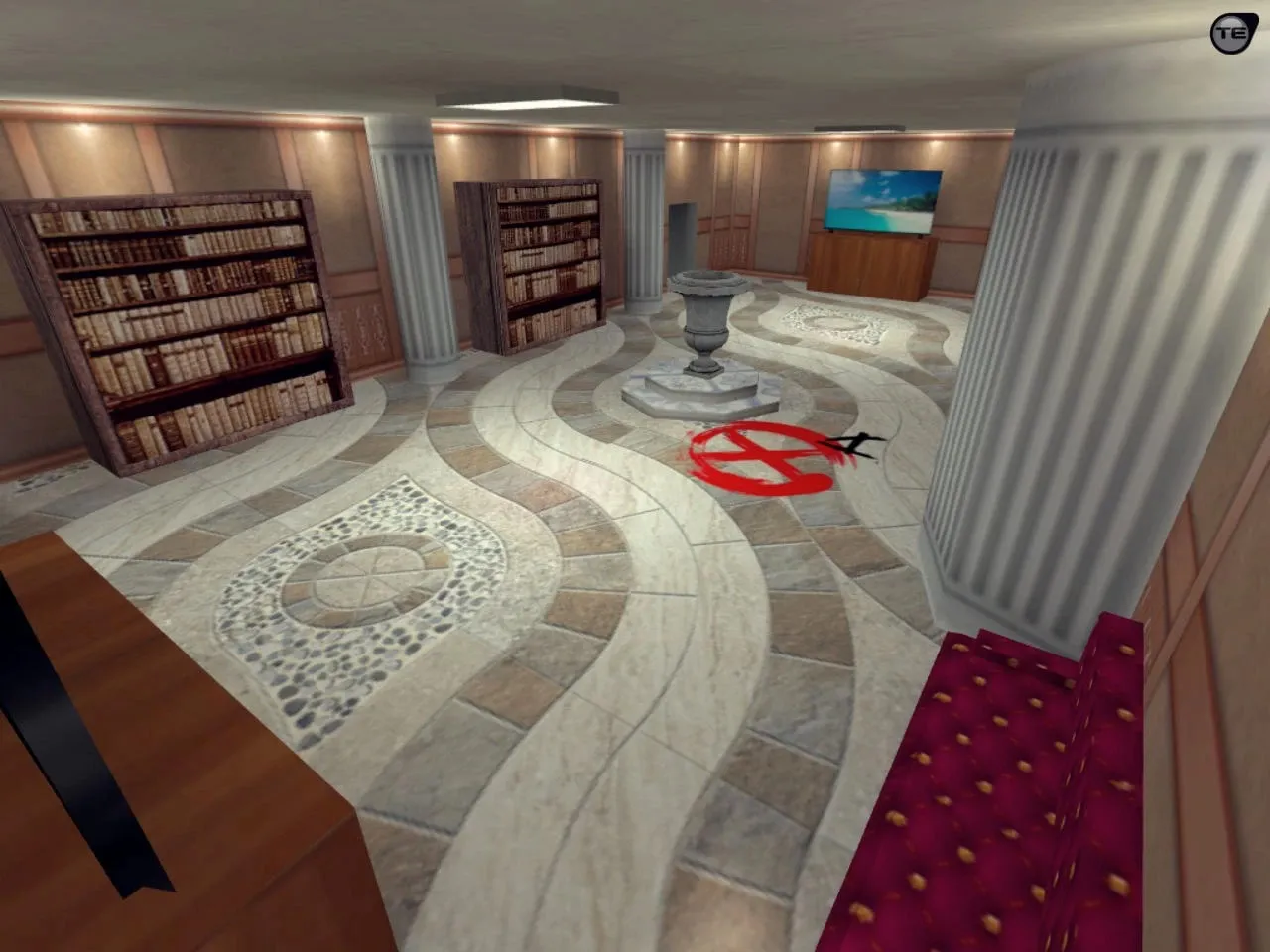 Скриншот Карта «de_miez» для CS 1.6