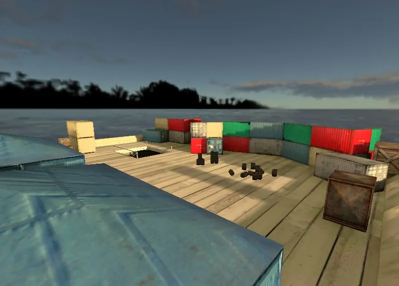 Скриншот Карта de_amazonas для CS 1.6: тактика, точки, .nav, оптимизация wpoly/epoly и настройка сервера