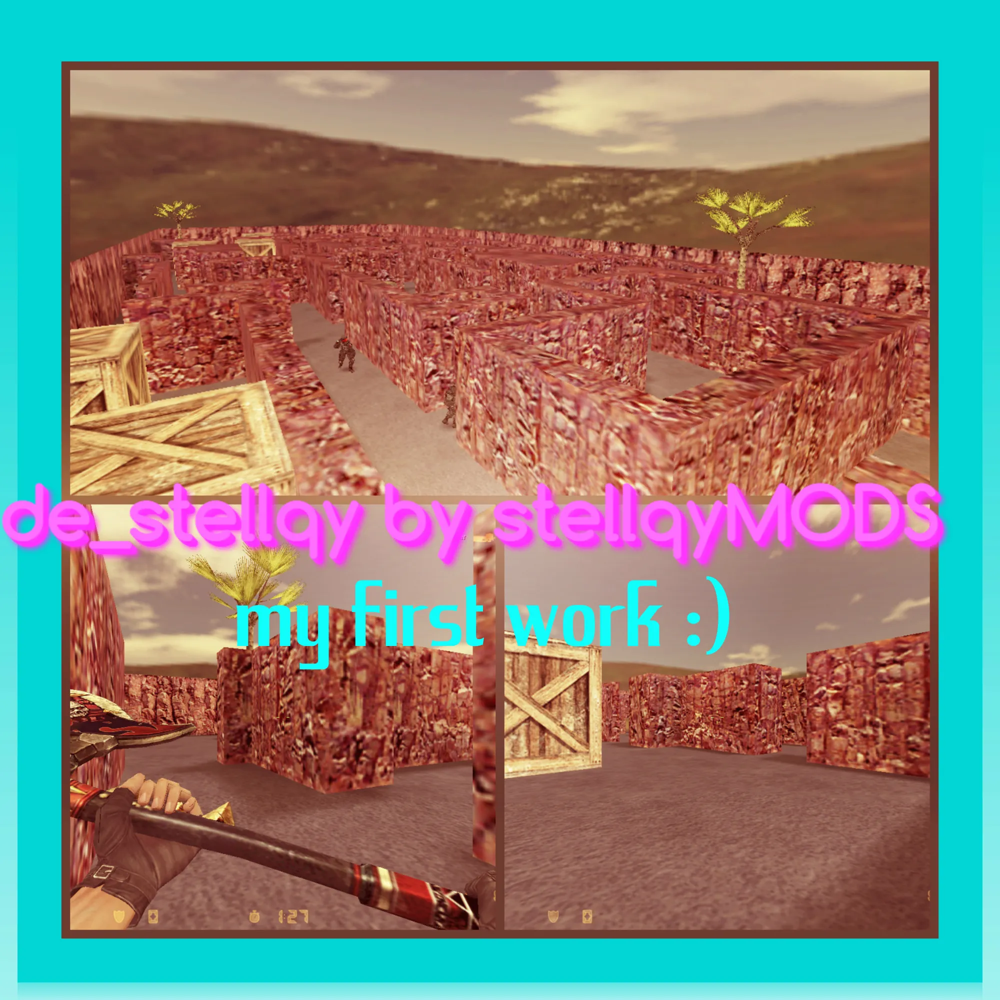 Скриншот  Карта de_stellqy для CS 1.6: Тактика и особенности