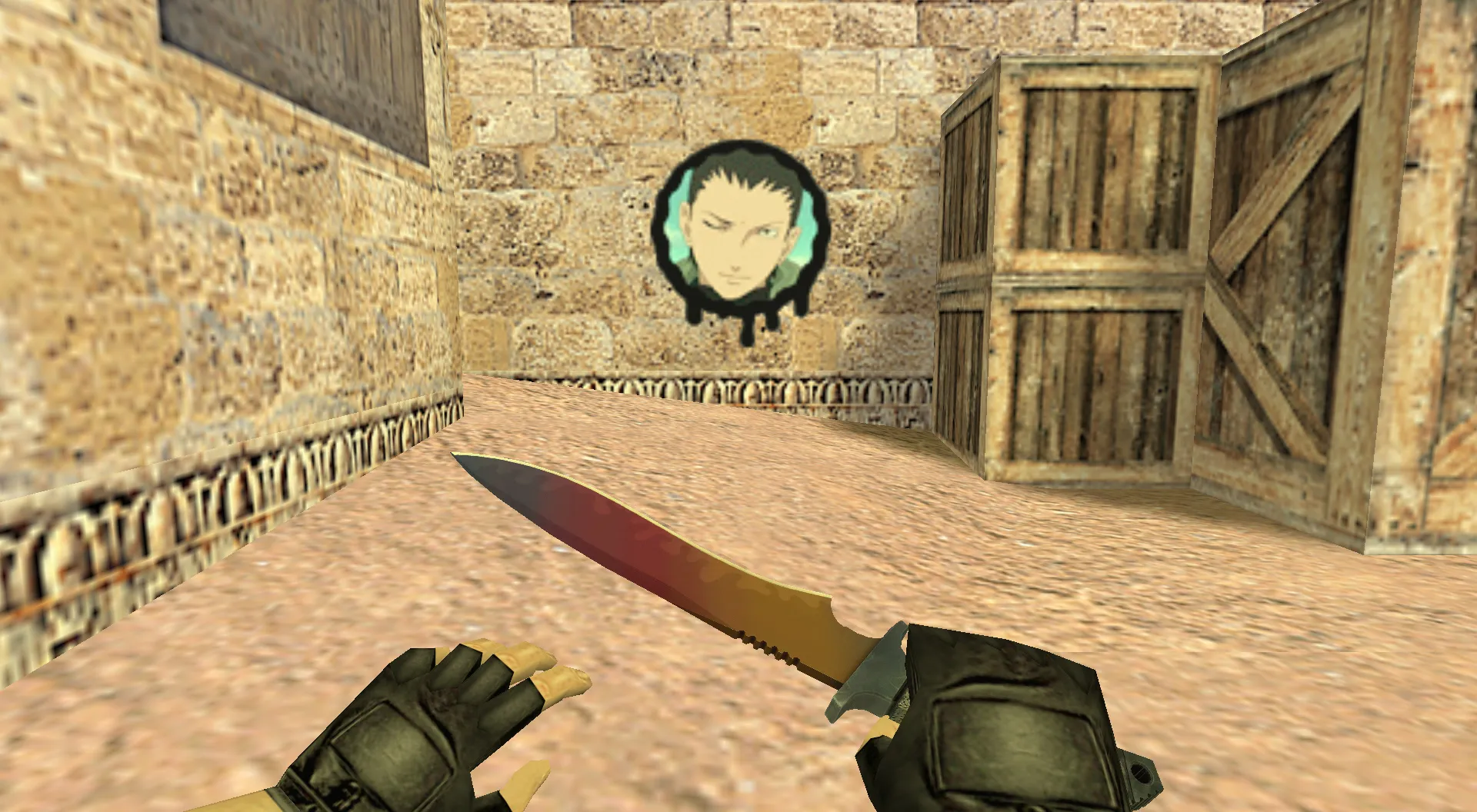 Скриншот Граффити «Шикамару Нара» для CS 1.6 — уникальное оформление