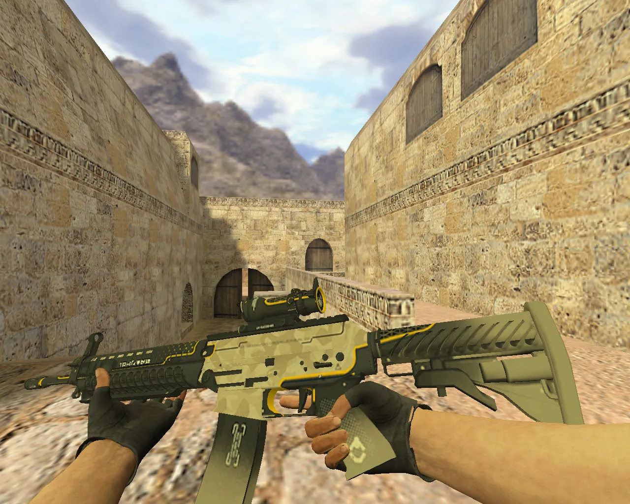 Скриншот Модель SG-553 Триарх для Counter-Strike 1.6 - Уникальный стиль и качество