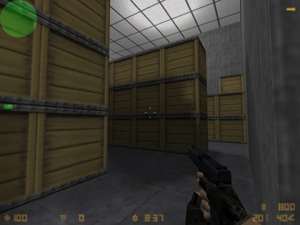 Скриншот  de_crates для CS 1.6: тактика за CT и T, точки, .nav для ботов и оптимизация карты