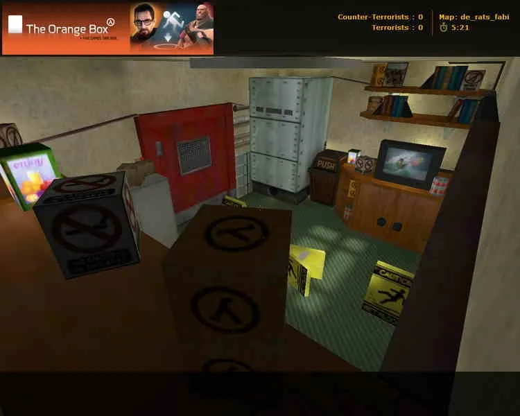 Скриншот  Карта de_rats_fabi для CS 1.6 - Тактика и особенности