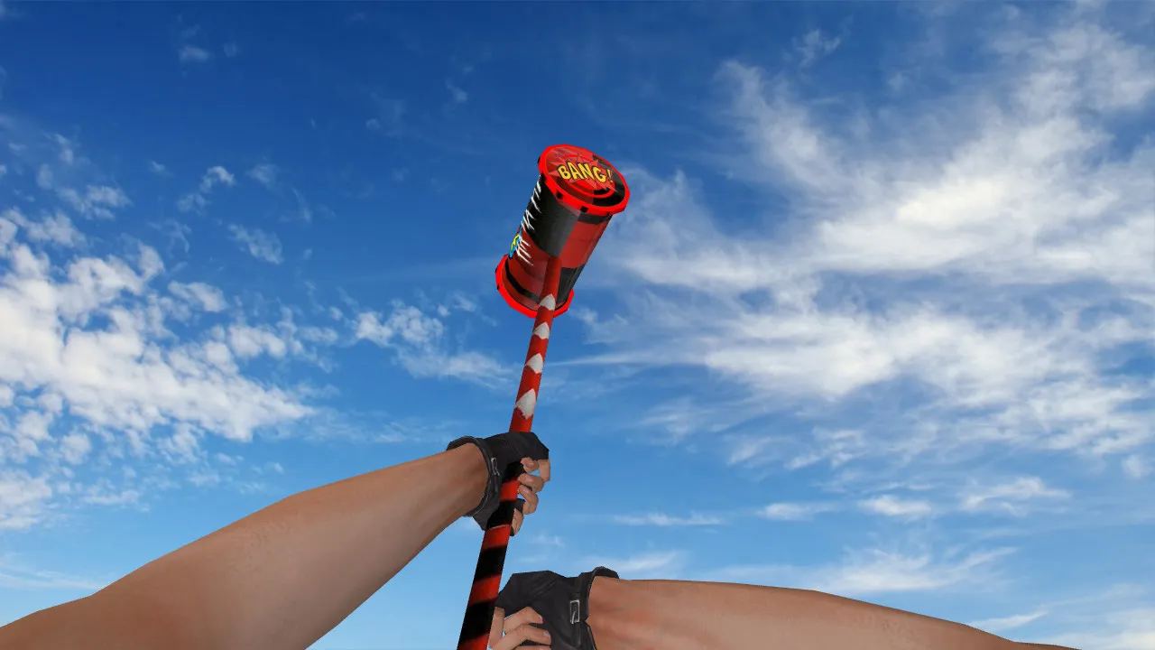 Скриншот Модель ножа «Hummer BANG» v_ для CS 1.6: p_ и w_ файлы, звуки, анимация осмотра, текстуры