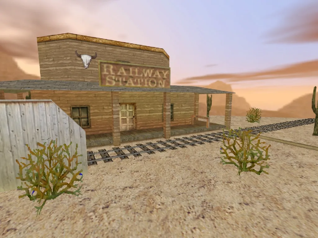 Скриншот  Карта de_wanted для CS 1.6: Тактика и особенности