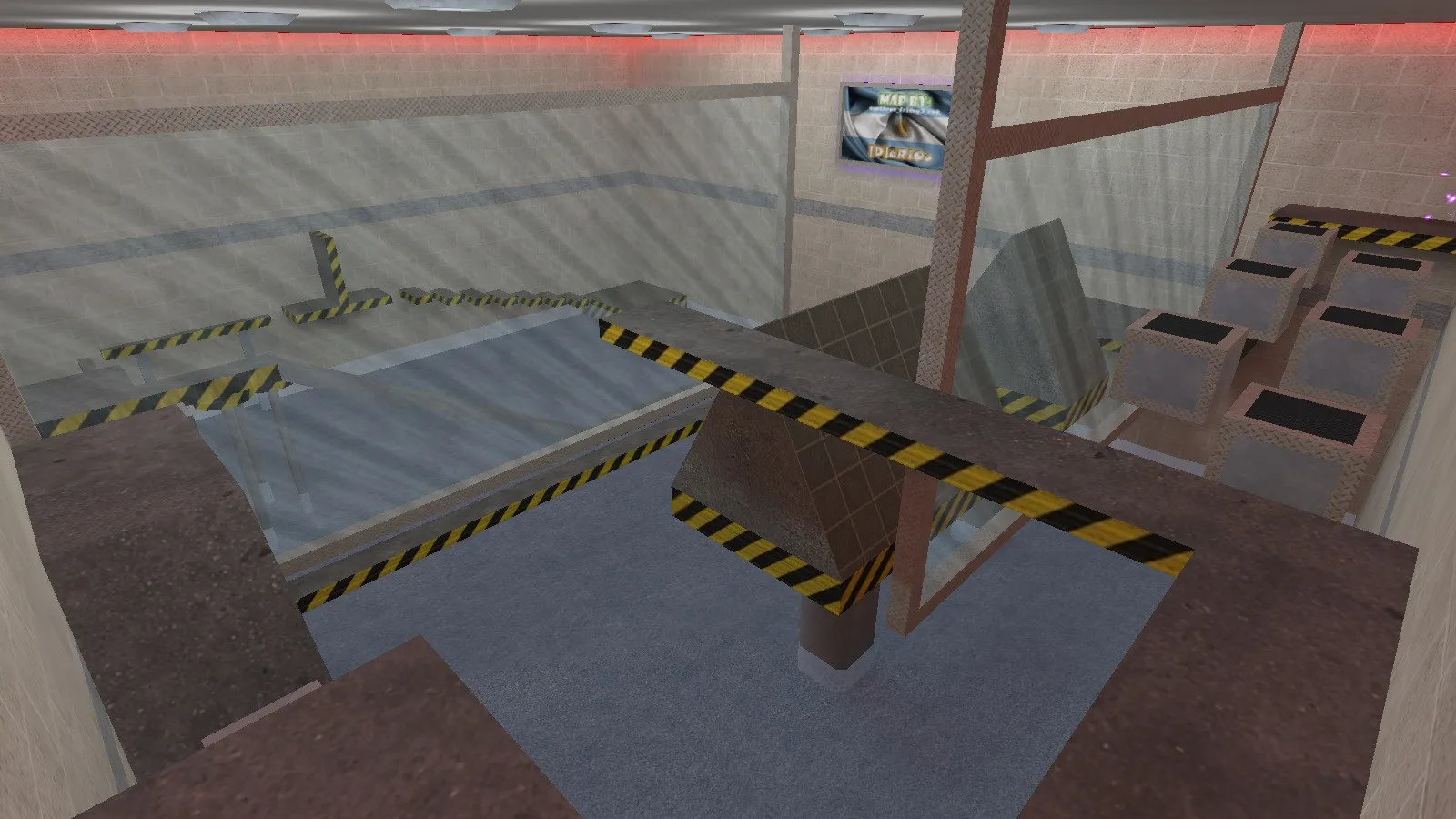 Скриншот  deathrun_friday3_rmk для CS 1.6: карта deathrun, точки, маршруты, .nav и оптимизация wpoly/epoly