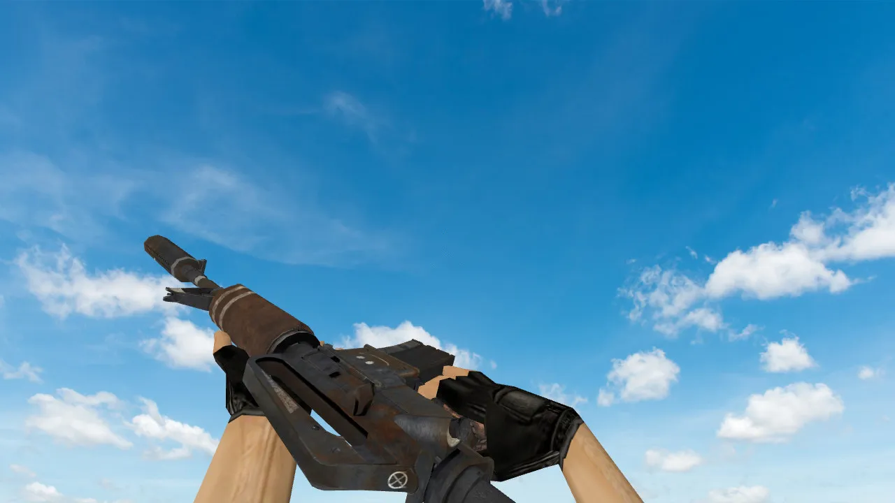 Скриншот Модель M4A1 66 Gun v_ для CS 1.6: w_ p_ модели, звук, анимация осмотра, текстуры и настройка