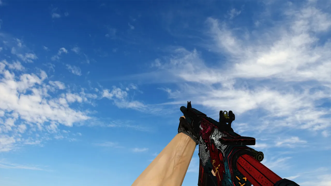 Скриншот Модель «M4A4 Cutter» v_m4a1p v_ модели, w_ и p_ для CS 1.6: звуки, анимация осмотра, текстуры и настройка