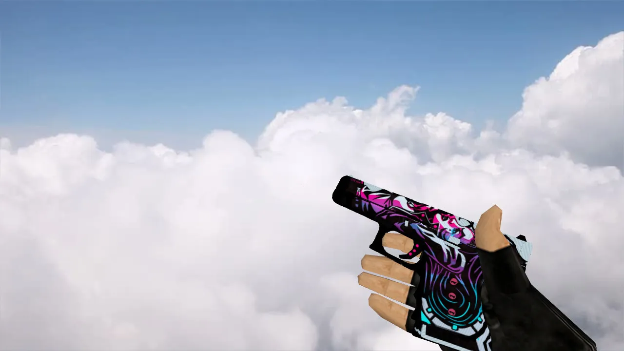 Скриншот Модель Glock «Неонуар» для CS 1.6 - Стиль и Качество