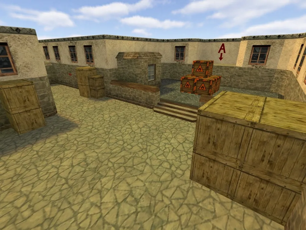 Скриншот Карта de_alcool для CS 1.6: точки, маршруты за T и CT, .nav для ботов, оптимизация wpoly/epoly