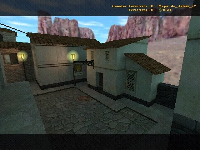 Скриншот Карта «de_italian_v2» для CS 1.6