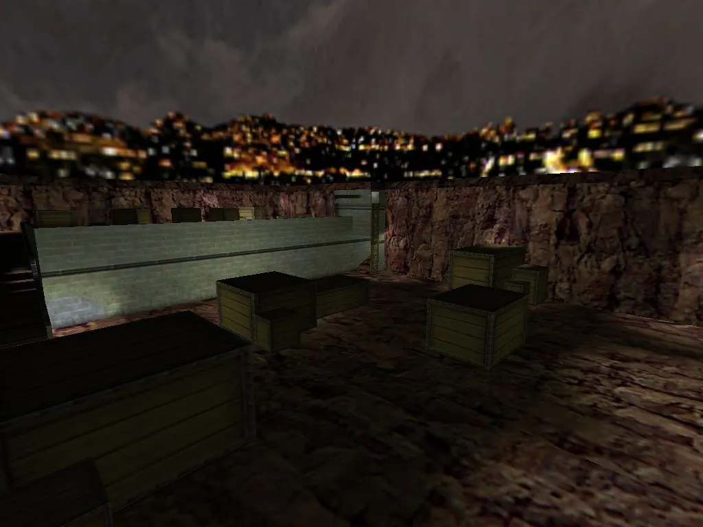 Скриншот  Карта de_nuke2 для CS 1.6: стратегические возможности и тактики