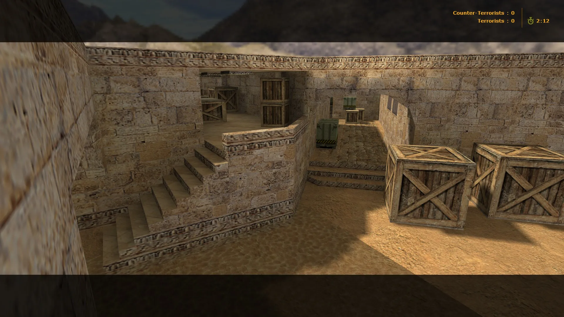 Скриншот  Карта 828_dust для CS 1.6: de_dust2 стиль, точки, .nav для ботов, оптимизация wpoly/epoly