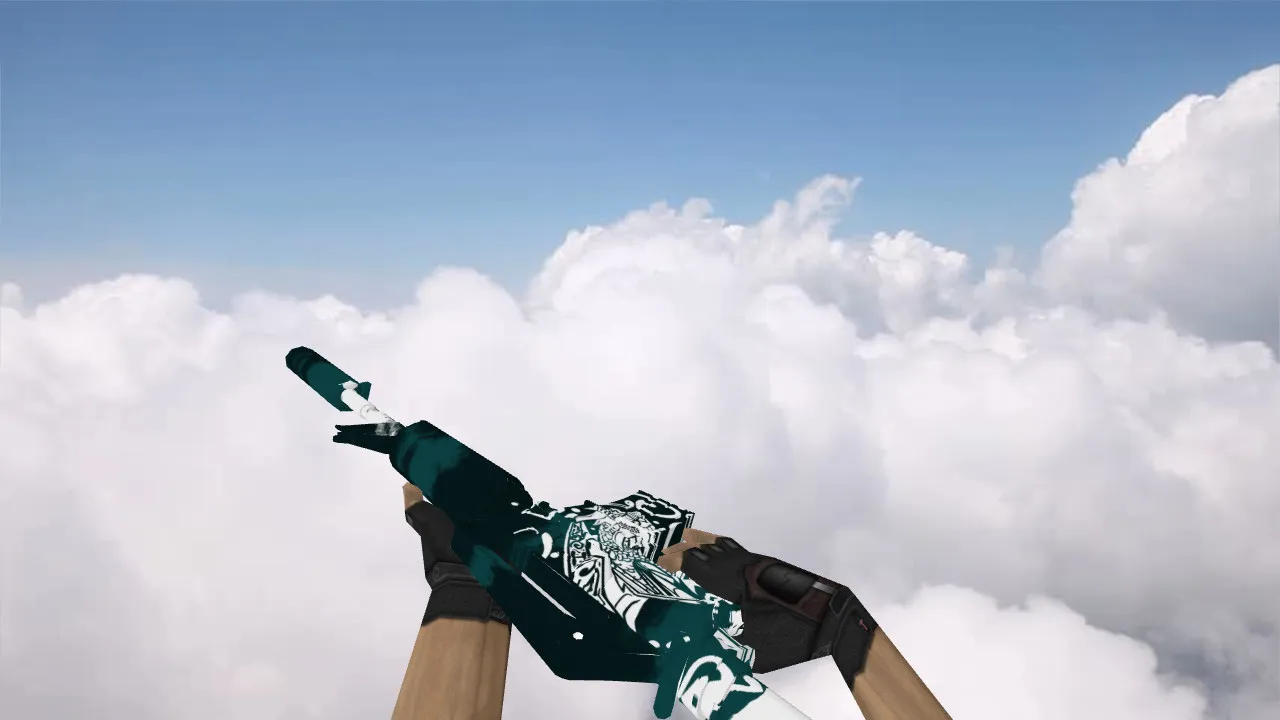 Скриншот М4А1 Imagine v_model для CS 1.6: w_ и p_ модели, звуки, анимация осмотра, текстуры