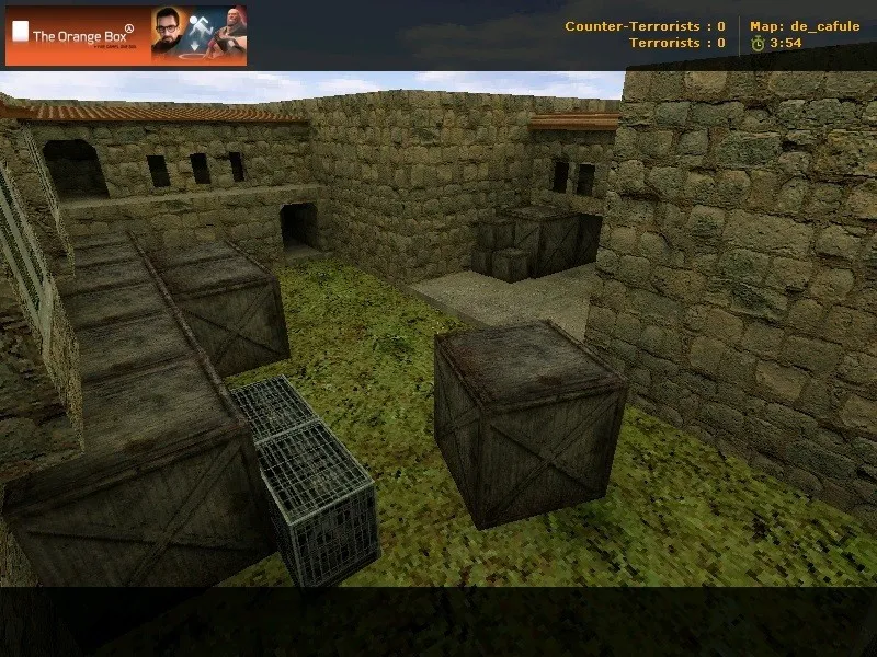 Скриншот de_cafule — DE карта для CS 1.6: точки, маршруты, .nav и оптимизация серверу