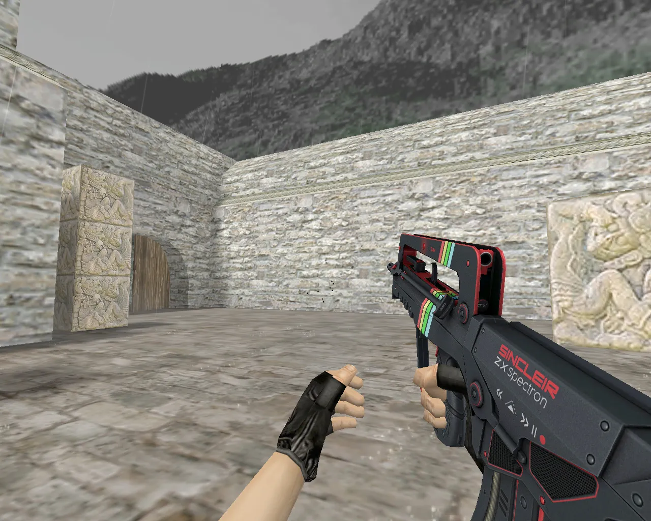 Скриншот FAMAS | ZX Spectron для CS 1.6 - Уникальный скин с историей