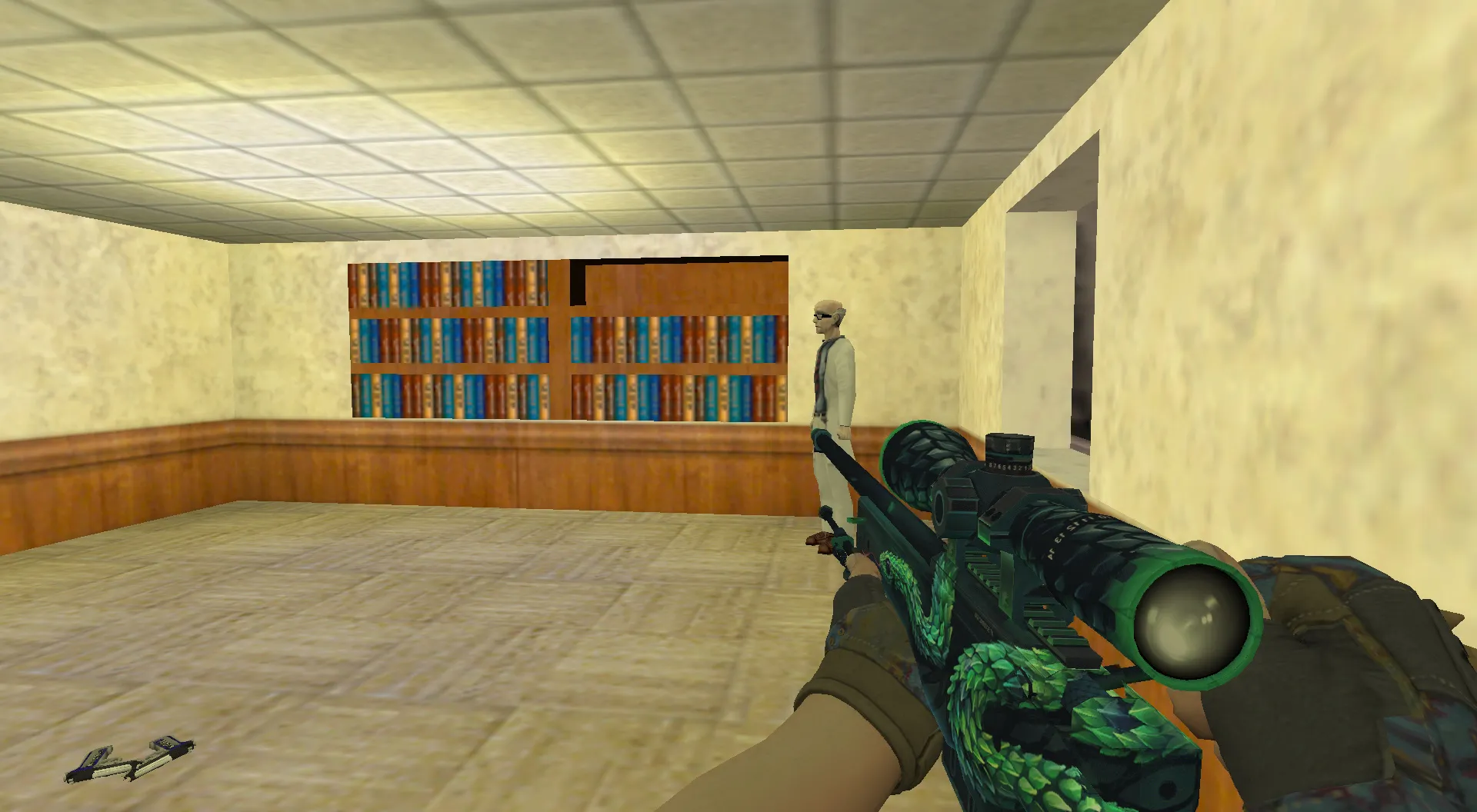 Скриншот  Пак моделей оружия Hydra Gloves | Case Hardened Pack для CS 1.6: v_, p_, w_ модели, анимация осмотра, звуки и текстуры